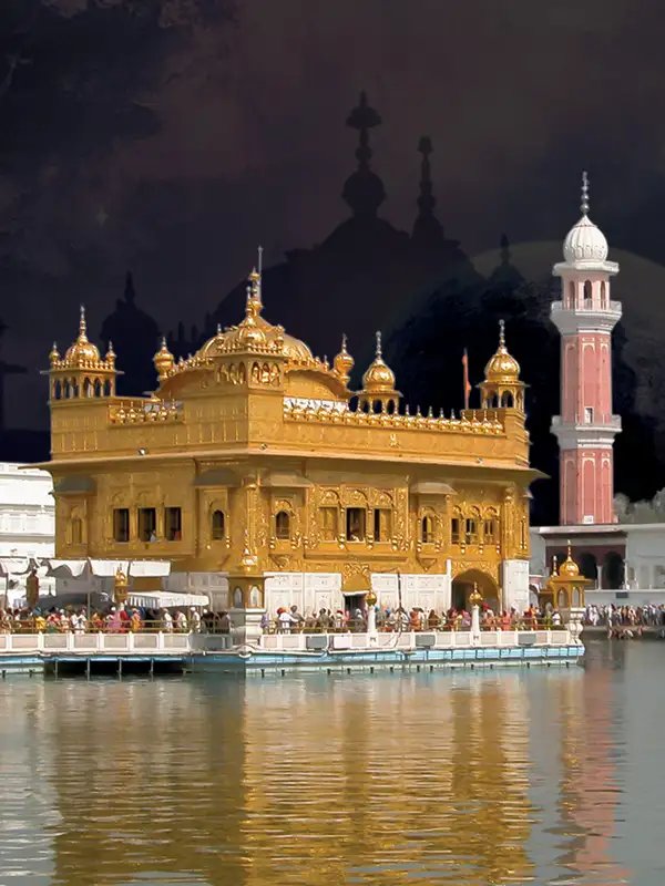 golden temple amritsar image wide view