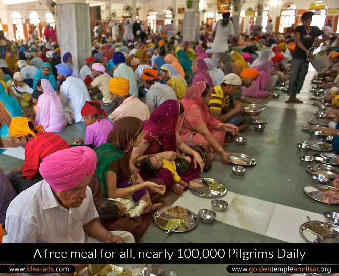 Preparation of Guru Ka Langar in Golden Temple